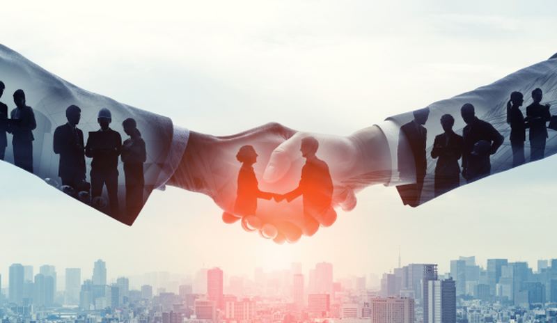 Partnership handshake